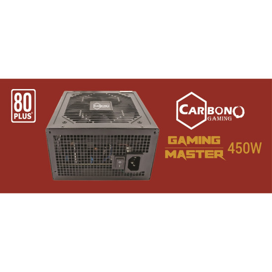  CARBONO GAMING MASTER 450W 230V 80 PLUS POWER SUPPLY
