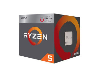 AMD Ryzen 5 2400G 4-Core 8-Thread AM4 Processor with Radeon Vega 11 Graphics (With PC)