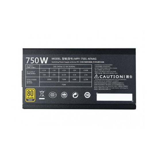Cooler Master MWE 750W Fully Modular 80 PLUS Gold Certified Power Supply