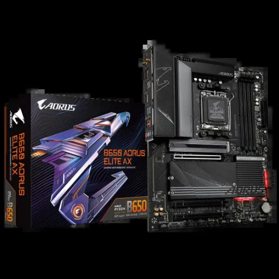 Gigabyte B650 AORUS ELITE AX DDR5 AMD AM5 ATX Motherboard