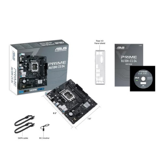 ASUS PRIME H610M-CS D4 12th Gen Intel LGA1700 Socket MOTHERBOARD