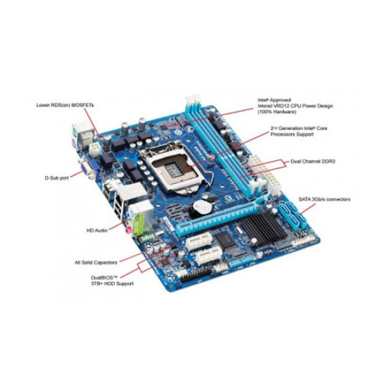 Gigabyte GA-H61M-DS2 Motherboard