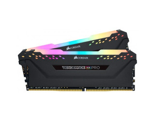 Corsair VENGEANCE RGB PRO 16GB (2 x 8GB) DDR4 3200MHz C16 RAM Kit Black