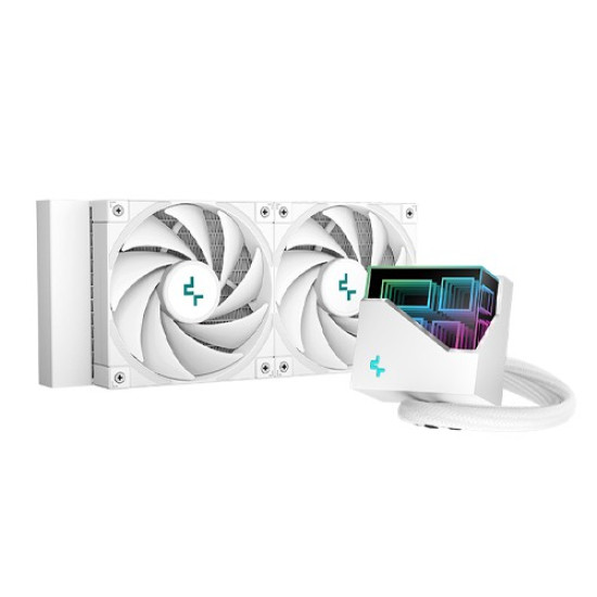 DeepCool LT520 WH 240MM RGB High-Performance Liquid CPU Cooler