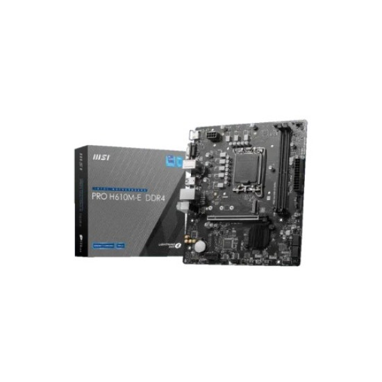 MSI PRO H610M-E DDR4 mATX Motherboard