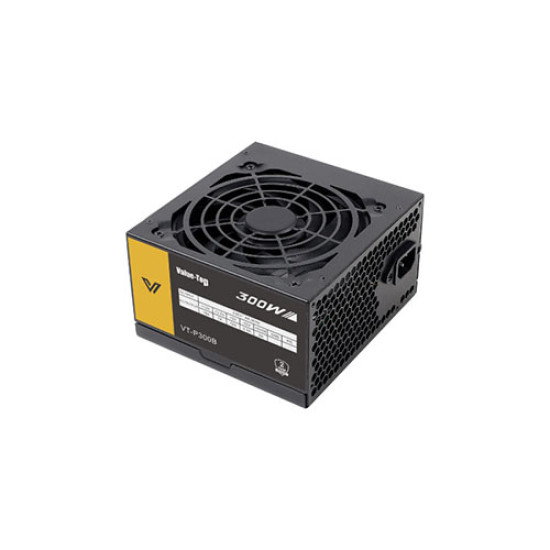 Value-Top VT-P300B Real 300W Black ATX Power Supply with Flat Cable