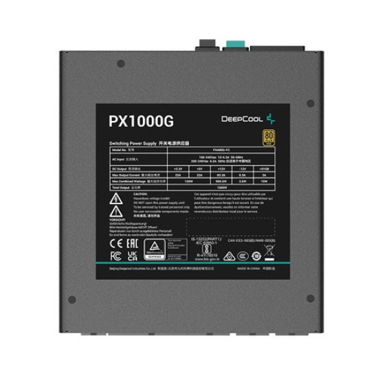 DeepCool PX1000G 1000w Fully Modular 80 PLUS Gold Power Supply