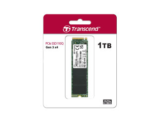 Transcend 1TB 110Q M.2 2280 PCIe NVMe Gen3x4 3D TLC DRAM-Less Internal SSD
