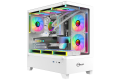 CARBONO GAMING CG-360 THUNDER BOLT ULTRA GAMING MID TOWER CASING White